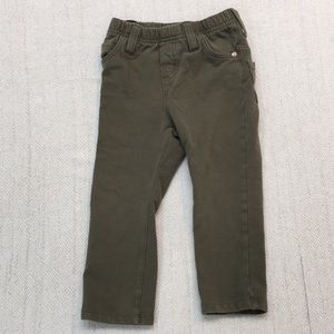 CHILDREN'S PLACE  olive green stretch pants